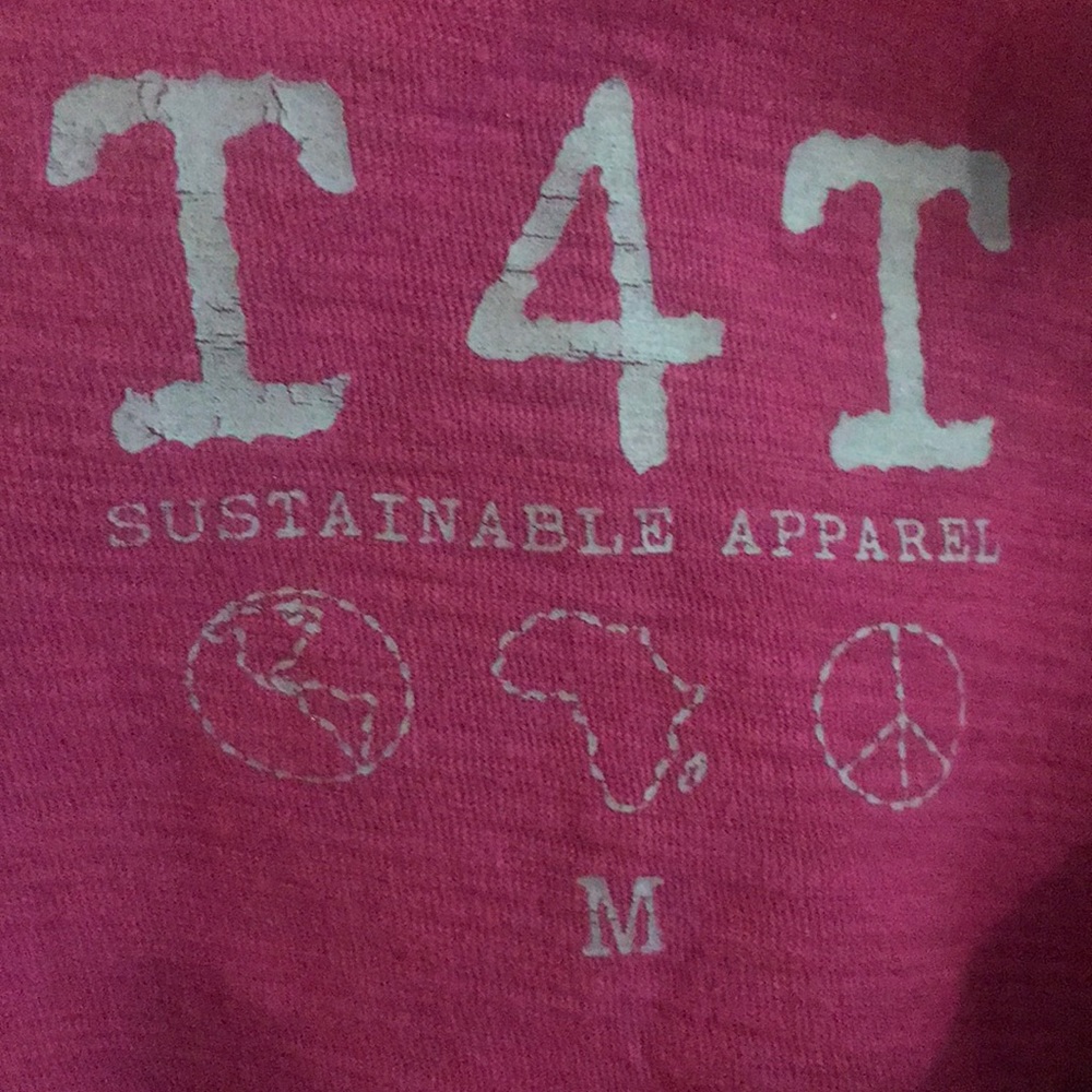 T4T sustainable apparel tank w/sequins beads M GUC - Picture 3 of 4